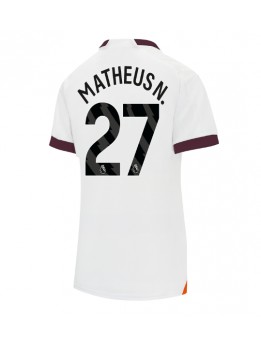 Ženski Nogometna dresi replika Manchester City Matheus Nunes #27 Gostujoči 2023-24 Kratek rokav